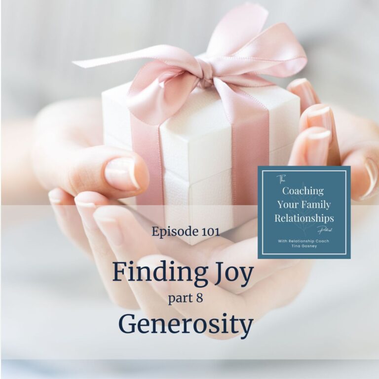 Episode 101 Finding Joy Generosity (1)